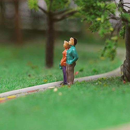 P100W 100Pcs 1:87 Painted Figures Ho Scale Standing People Assorted Poses Model Trains #TOP6