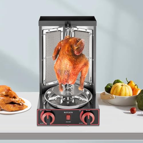 3KW Vertikal Dönergrill Dönermaschine Hähnchengrill Kebabgrill Gyros Dönergerät für Hotels, Filialen, Restaurants, Snackbars, Ladenketten – Bild 4