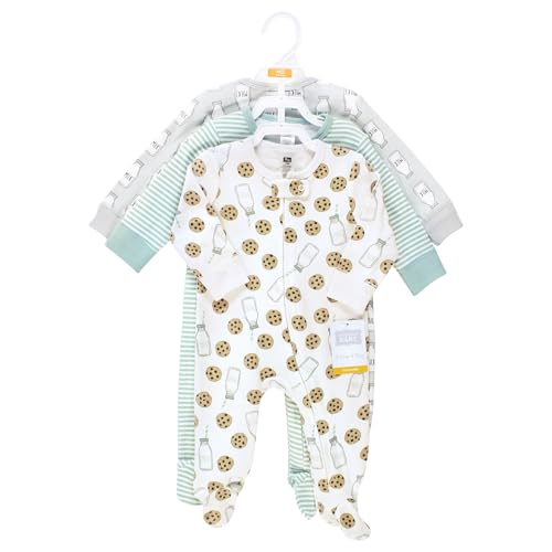 Image of Hudson Baby Baby Cotton Union Suit, 3 Pack