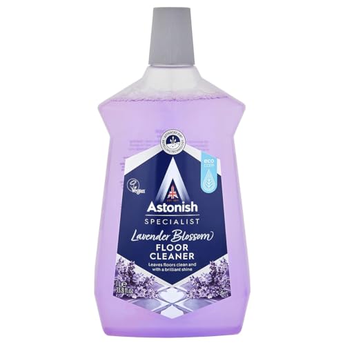 Astonish - Limpiadores de suelos en flor de lavanda, 1 litro
