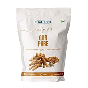 Gur pare (Pack of 2) 500 gm | Whole Wheat Snack | Healthy Indian Snacks | Ready to Eat Snacks