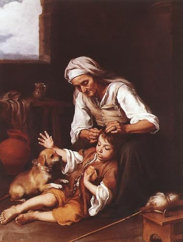 2 peintures à l'huile d'art célèbres Murillo pour célébrer l'émotion classique