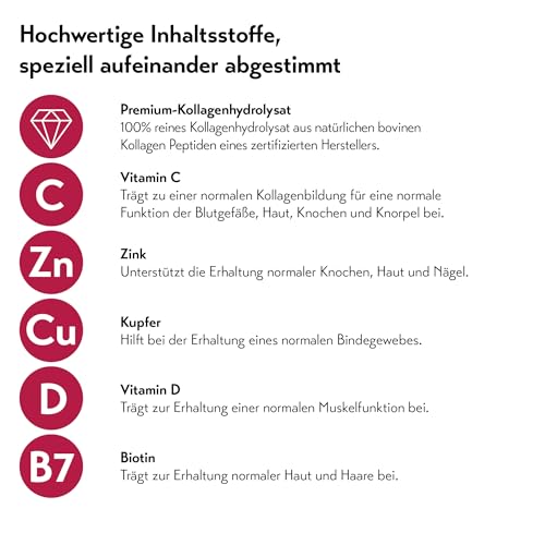 pureSGP® Kollagen [300g]: Reinstes Kollagen in Apothekenqualität - Bioaktive Premium-Peptide aus hochwertigem Kollagenhydrolysat. Mit Vitamin C & Biotin - Geschmacksneutral - Gute Löslichkeit