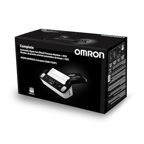 Image of Omron Complete ECG Machine + BP Monitor Built in Bluetooth Technology; AFib, Tachycardia, Bradycardia & Hypertension Monitoring