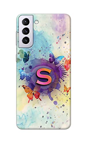 Image of PRINTFIDAA� Printed Hard Back Cover Case for Samsung Galaxy S21 Plus 5G | S21+ 5G Back Cover (Alphabet S) -2808