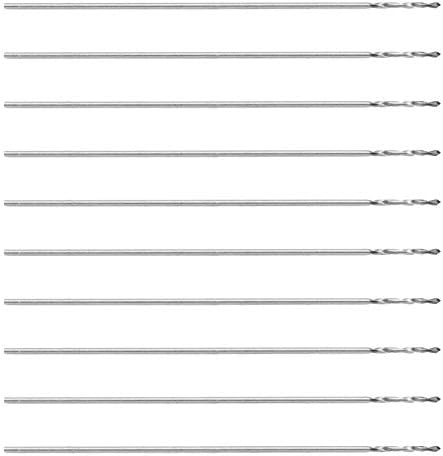 10Pcs High Speed Steel Twist Drill Bit Accessories Assortment Set Kit for Pearl Beads Punching