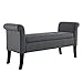 Linon Bench, Dark Espresso
