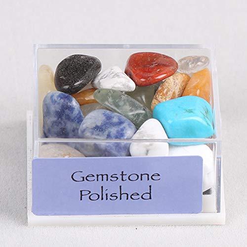 hefeibiaoduanjia 1 Box Mixed Natural Ore Rough Stone Raw Quartz Charm Mineral Rocks Collection Mixed Natural Ore Rough Stone Raw 1