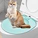 Cat Toilet Trainer Kit - Sand Box Cat Trainer for Pet Hygiene | PP Material with Reusable Urinal Seat, Adjustable Design for Toilet Training, for Cats, Pet Care, Bathroom Use