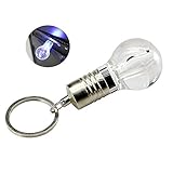 8GB USB 2.0 LED Light Lamp Bulb Model Flash Drive Memory Stick Pendrive Thumb Drive with Keychain Design