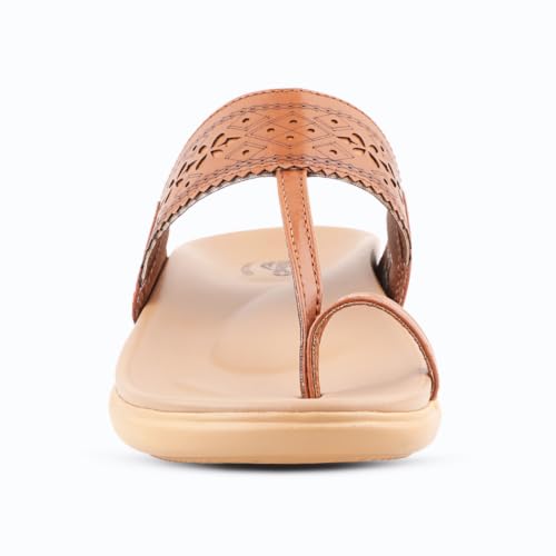 Image of Medifeet Women's Orthopedic Toe-Ring Sandals | Soft Cushioned Slip-On Comfort Slippers | Anti-Skid, Arch Support