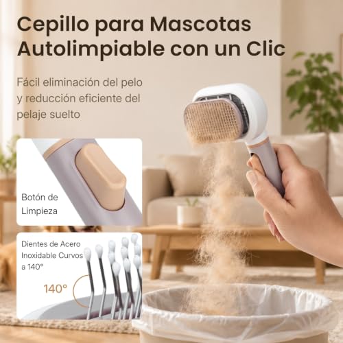 Cepillo desenredante Mcbazel para mantener el sofá limpio de pelos 3