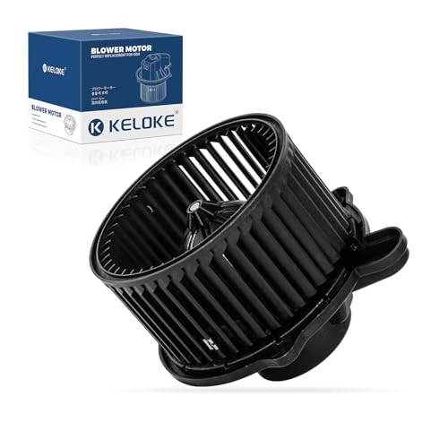 Image of KELOKE Front HVAC Heater Blower Motor Fan Compatible with Hyundai Elantra 2007-2010, Santa Fe 2007-2009, Genesis 2009-2013, Equus 2011-2013, Veracruz 2007-2012, with Fan Cage, Replace# 700222