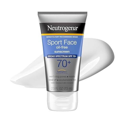 Neutrogena Sport Face Sunscreen SPF 70+, 2.5 fl oz,