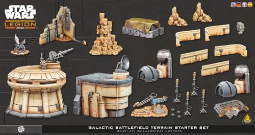 Star Wars Legion Terreno de Batalla Galáctica Escenografía Alemana