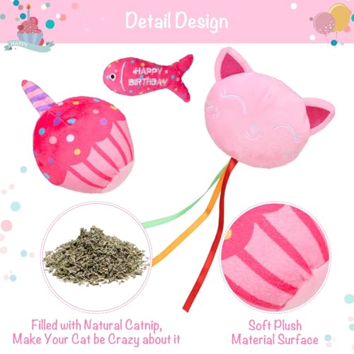 Jouets à herbe à chat interactifs à mâcher en peluche pour stimuler l'instinct - 3