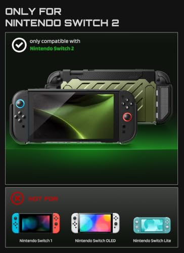 Image of SUPCASE Unicorn Beetle Pro Case for Nintendo Switch 2 2025, [Military-Grade Protection] [Joy Con Remove Friendly] Dockable Integrated Cover Accessories Compatible with Switch 2, Guldan