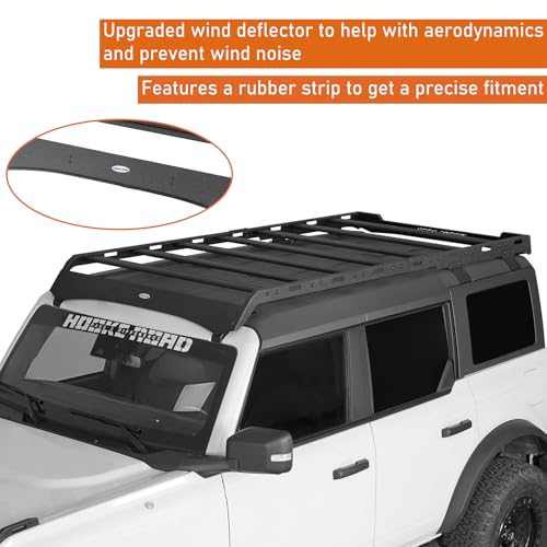 Image of Hooke Road Full Roof Rack for 2021-2026 Ford Bronco & Raptor 4 Door Hardtop