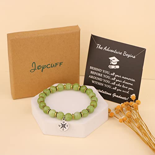Image of JoycuFF 2026 Graduations Bracelets Inspirational Graduation Gifts for Her College Graduations Compass Bracelet for Best Friends Sister Girlfriends Bestie Daughter Granddaughter