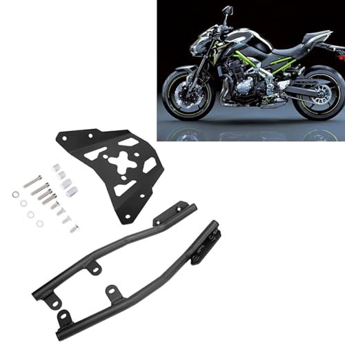 Generic オリジナル標準オートバイリア荷物ラックシェルフ Z650 17-19 と互換性があり、複雑な工具を使わずに簡単に取り付けられ、追加の荷物スペースを求めるライダーに最適です