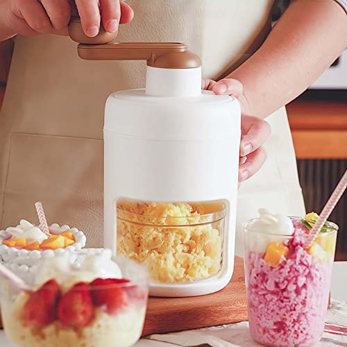 Image of Slushie Machine, Shaved Ice Machine Snow Cone Machine Shaved Ice Machine - BPA Free with Free Ice Cube Trays, Portable Ice Crusher and