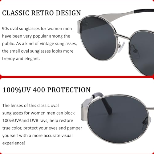 Retro Round Polarized Sunglasses for Women Men Trendy Vintage Sun Glasses4