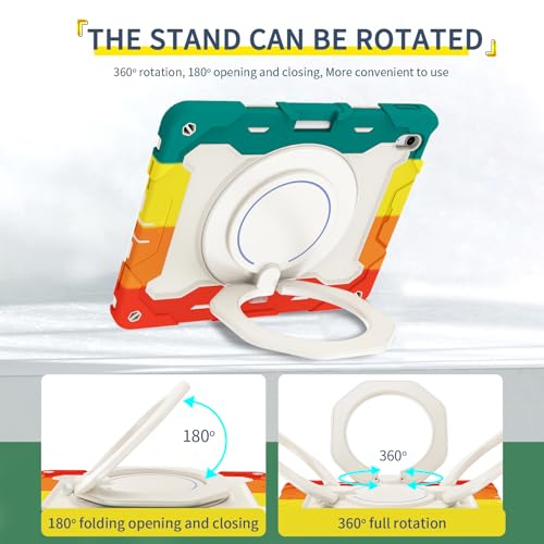 Funda para tablet iPad Air de 13 pulgadas 2024 resistente niños 4