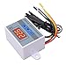 Digital Temperature Controller ABS Thermostat Switch 10A -50~110℃ Thermostat with Probe for Industrial Control Equipment Air Conditioning Systems (110-220V)