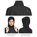 baleaf Women's Rain Jackets Waterproof Windbreaker Packable Running Lightweight Cycling Jacket Reflective Hooded - Image 5