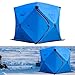 kowaku Ice Fishing Shelter Ice Fishing Tent Gear for 1-2 Persons Spacious Easy to Set up with Reflective Strip Insulated Portable