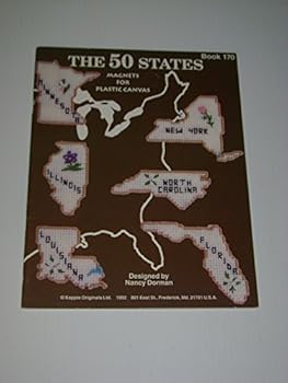 Paperback The 50 States Magnets for Plastic Canvas Book 170 Book