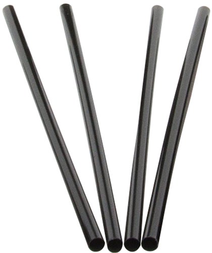 Pitillos negros jumbo sin envolver, 19.69 cm, pack 10x250 miniatura 1