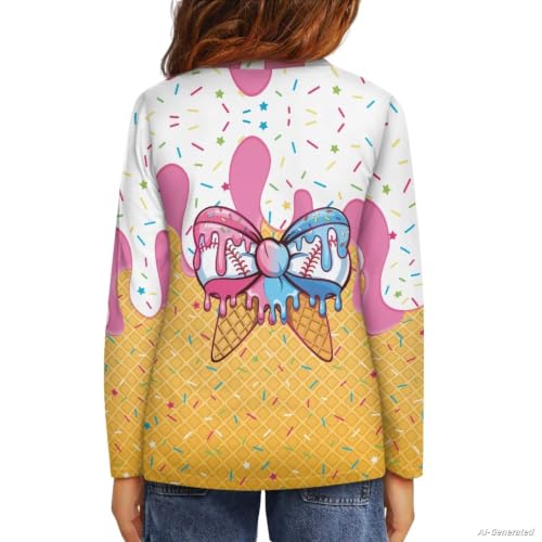 Image of Renewold Boys Girls Tees Kids T-Shirt Long Sleeve Crewneck T Shirts Casual Athletic Tops Clothing for Home School Travel