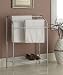 Chrome Finish Towel Bathroom Rack Stand Shelf