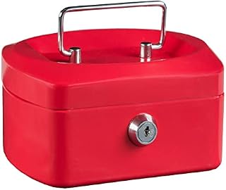 Idena 50026 - Kasa 6", rozmiar 155 x 120 x 90 mm, kolor czerwony, 1 szt.