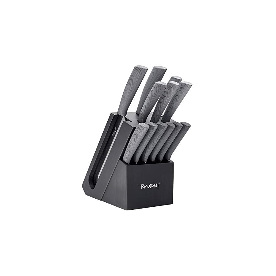 Hampton-Forge-Tomodachi-HMC01B612L-Raintree-Ash--13-Piece-Knife-Block-Set Hampton Forge Tomodachi HMC01B612L Raintree Ash – 13 Piece Knife Block Set