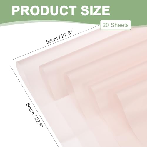Papier d'emballage cadeau feuille imperméable rose pour fleuriste et DIY - 2