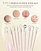 5PCS Blackhead Remover Pimple Popper Tool Kit, Professional Stainless Pimple Acne Blemish Removal Tools Kit for Face (Pink)