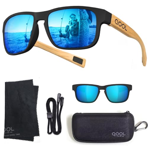 Image of Floating Polarized Fishing Sunglasses Saltwater Resistant Lenses That Coating Won't Peel Rub off