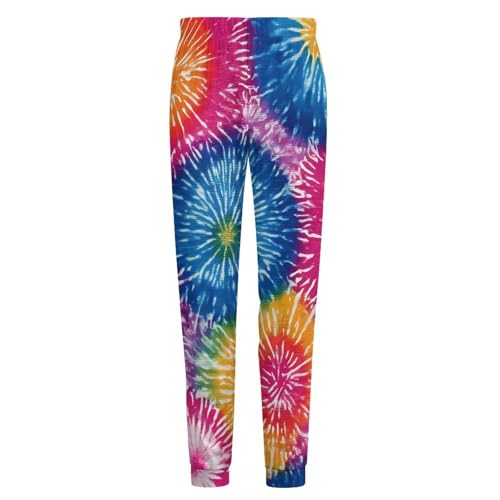 Circular Tie-Dye Fireworks Men's Pajama Pants Lounge Pant Sleepwear PJ Bottoms4