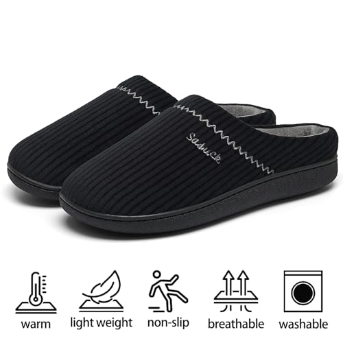 House Slippers for Women with Arch Support | Memory Foam Non-Slip, Two Tone Embroidered Soft Home Slippers, All Season Comfort2