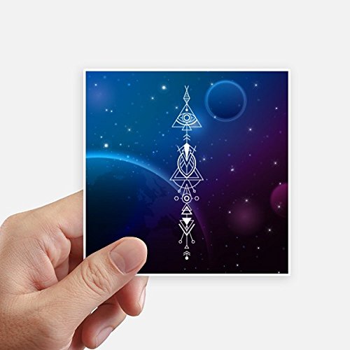 Stickers Alien Totem Starry Sky DIYthinker pour masquer les rayures de PC - 2