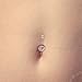 QWALIT Belly Button Piercing Kit Belly Piercing Kits Gold Belly Button Piercing Gun Self Belly Piercing Gun with Surgical Steel Dangling Belly Rings at Home