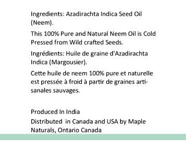 Miniatura 4 de Aceite de Neem Puro y Natural 3.4 fl oz