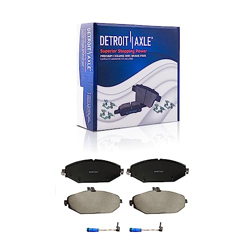 Image of Detroit Axle - Front Brake Pads for 2015-2021 Mercedes-Benz C300
