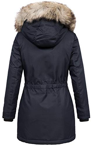 ONLY Damen Parka Parka onlIRIS AW CC OTW 15156574, Gr. 40 (Herstellergröße: L), Blau (Night Sky Night Sky)