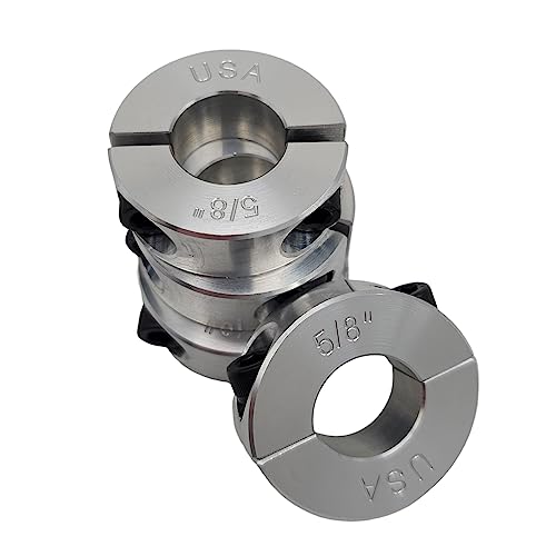 Collier de serrage 1,6 cm aluminium 2024 bague de blocage deux pièces pour arbre de transmission