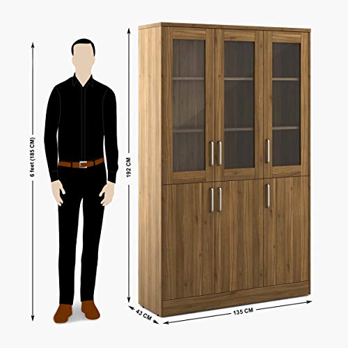 Image of Home Centre Quadro Three-Door Book Case