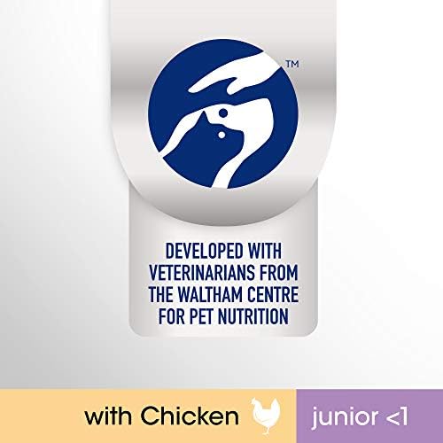 Perfect Fit Junior <1 Complete Dry Cat Food for Junior Cats Under 1 Year, Rich in Chicken, 4 Bags (4 x 750 g)