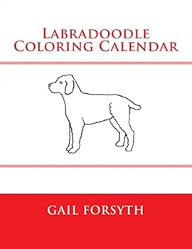 Paperback Labradoodle Coloring Calendar Book